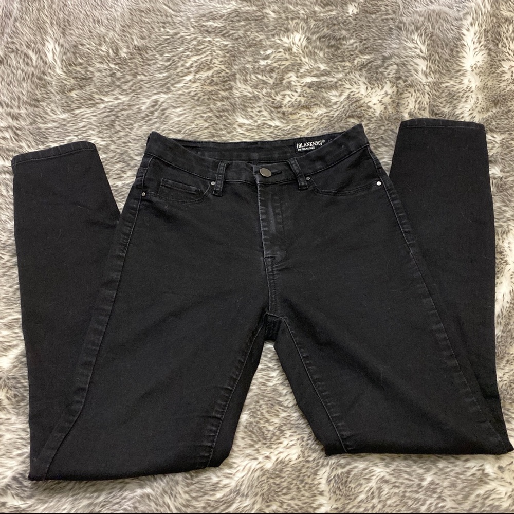 🏴 Blank NYC high rise skinny black jeans